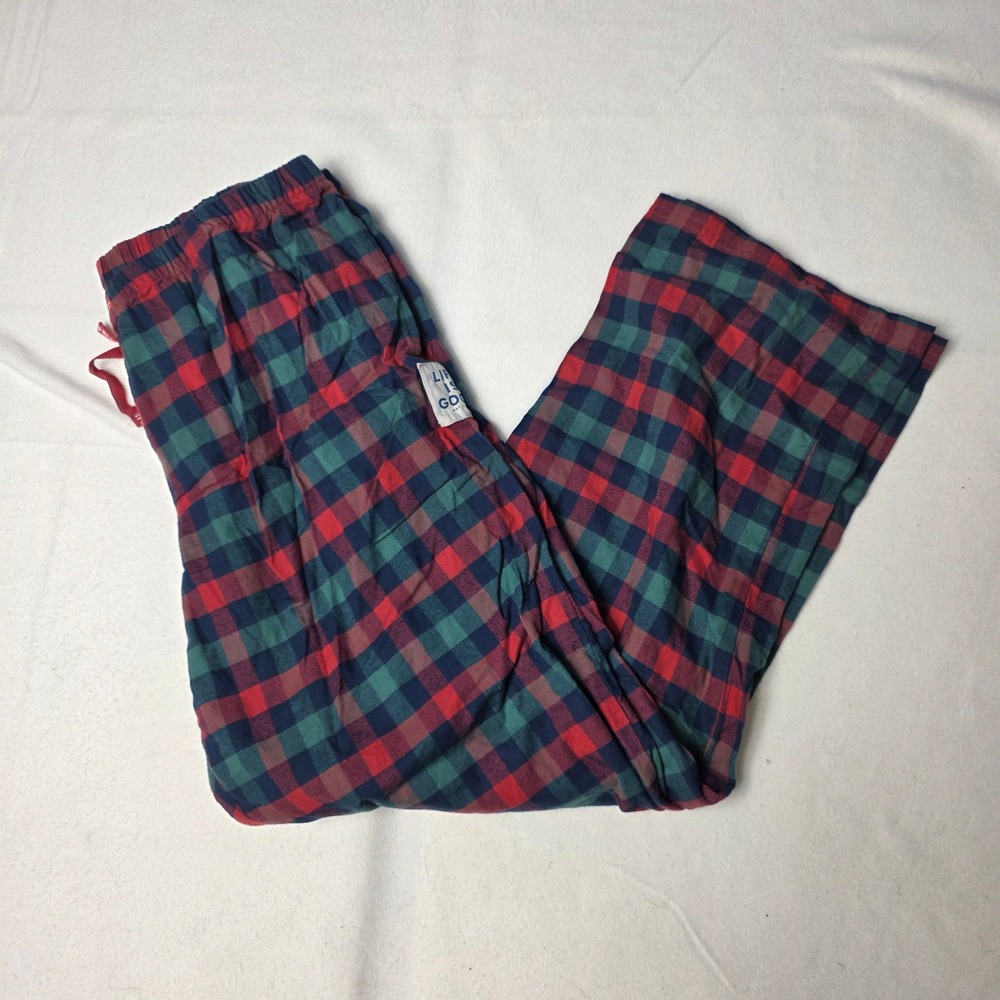 Life Is good women's lounge pants pajama red green large